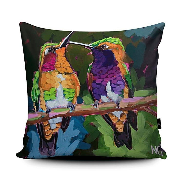 A Couple of Hummingbirds by Nicola Glover Art