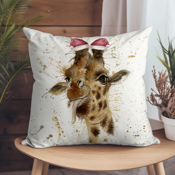 Splatter Christmas Giraffe