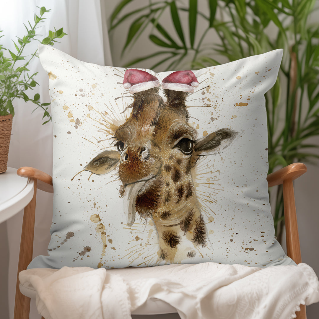 Splatter Christmas Giraffe