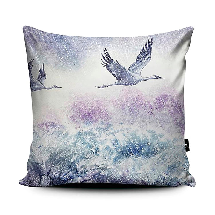 Rainfall With Cranes