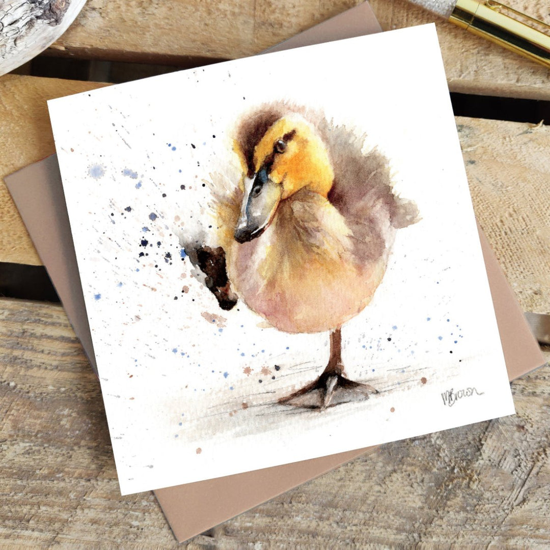 Baby Duckling Greetings Card - Marie Brown - Wraptious