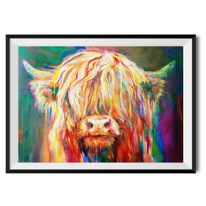 Baby Highland Original Print - Sue Gardner - Wraptious