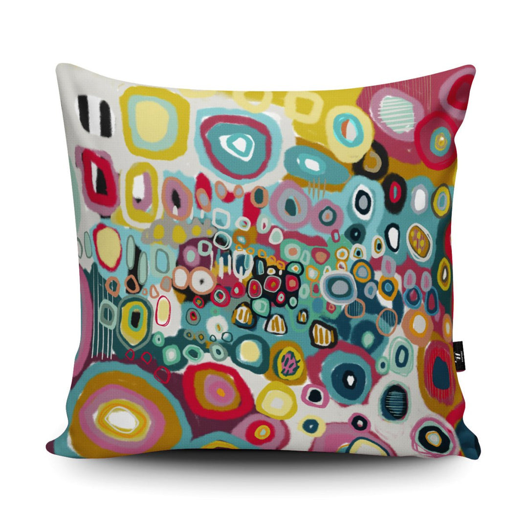 Carnival of Flowers Cushion - Nade Simmons - Wraptious