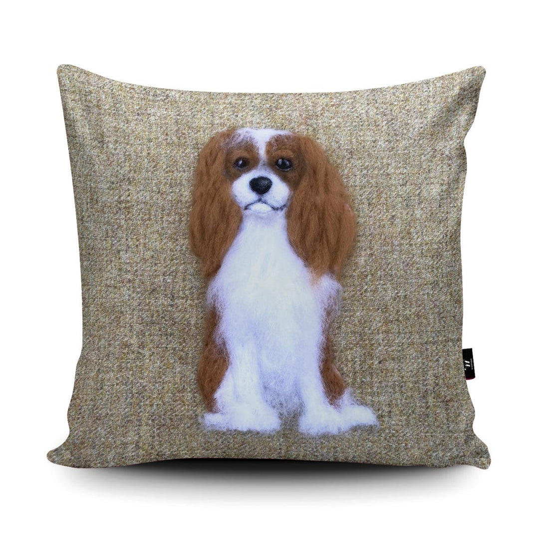 Cavalier King Charles Cushion - Sharon Salt - Wraptious