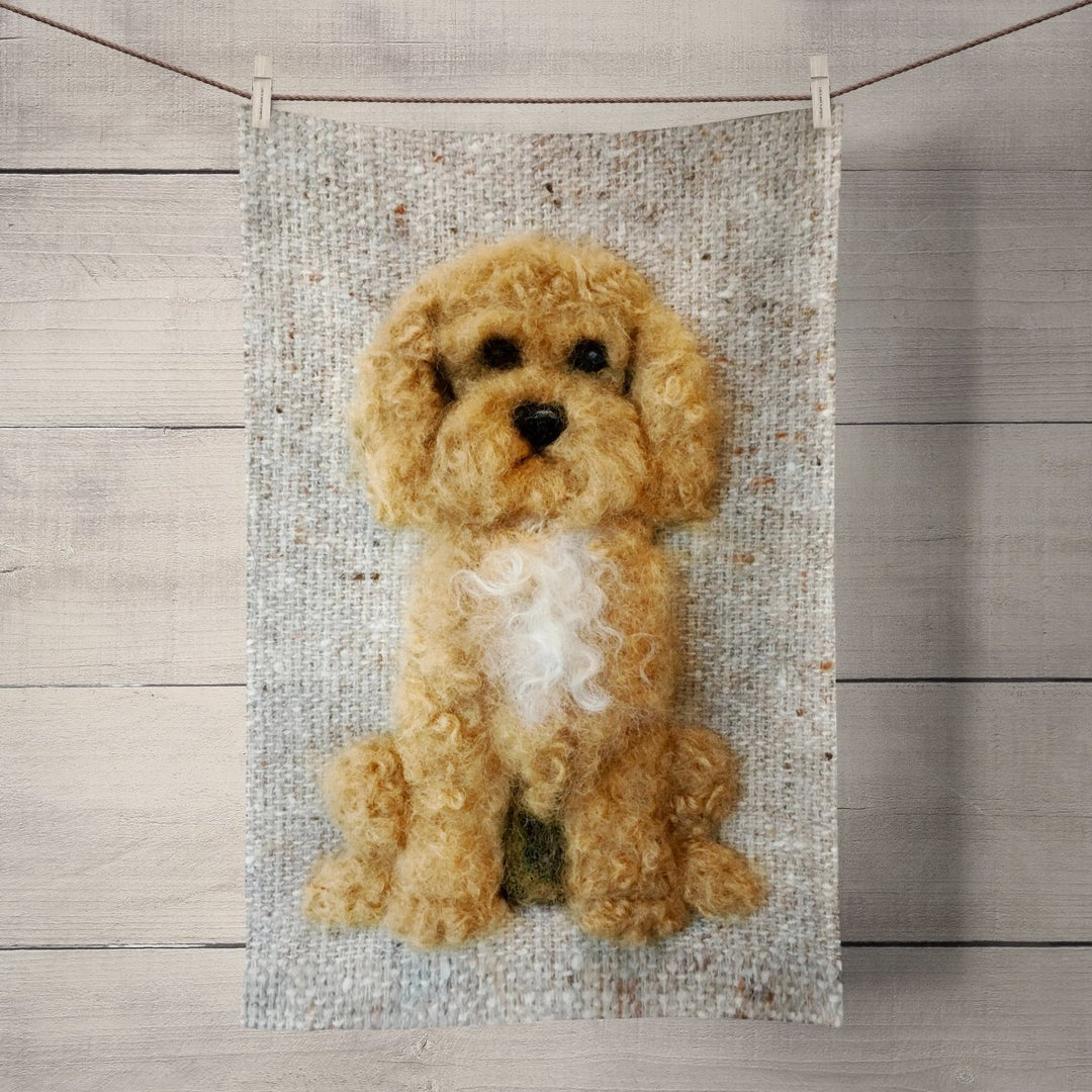 Cockapoo Tea Towel - Sharon Salt - Wraptious