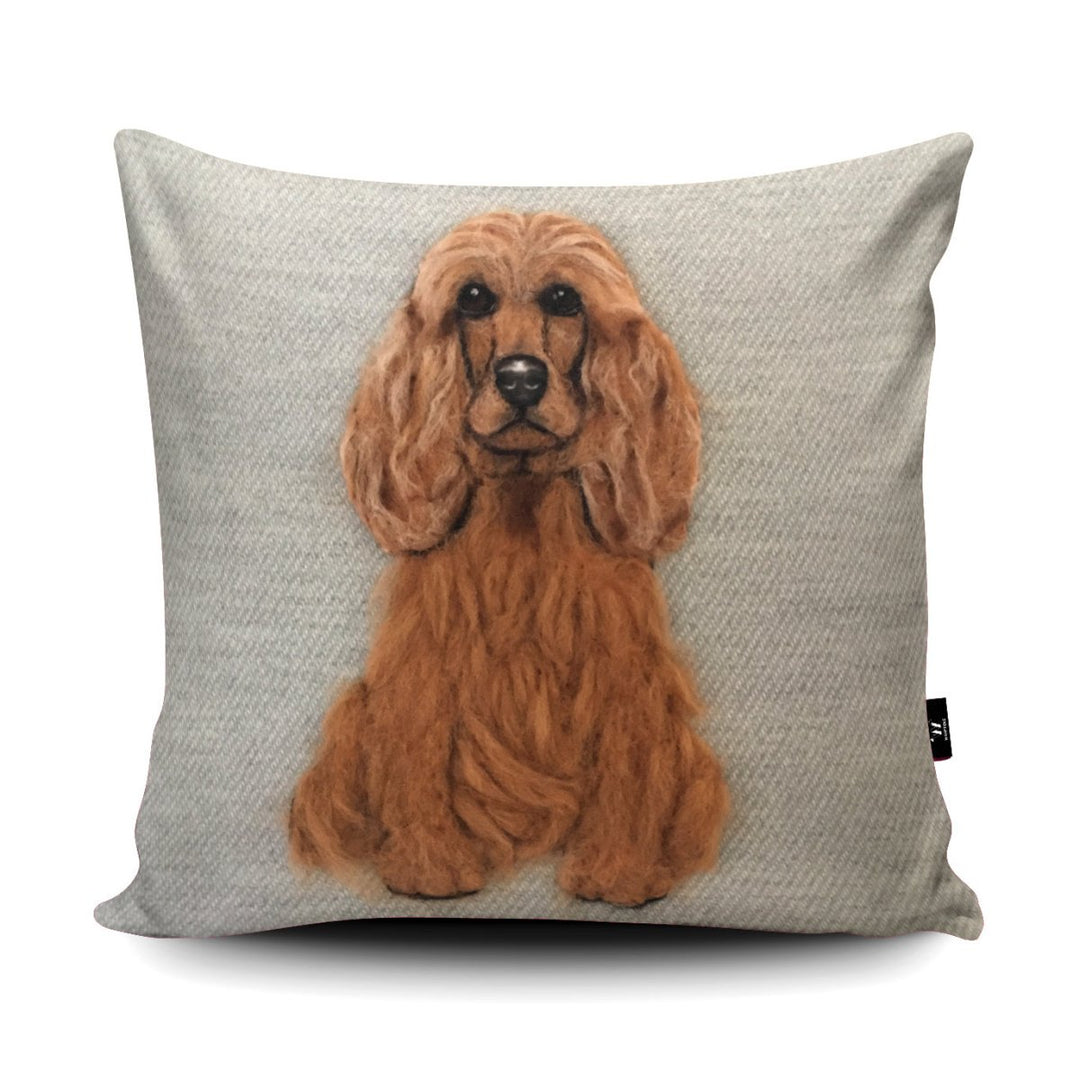 Cocker Spaniel Cushion - Sharon Salt - Wraptious