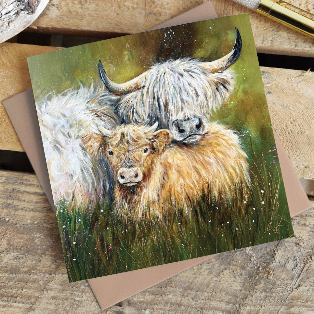 Family of Coos Greetings Card - Emma Haines - Wraptious