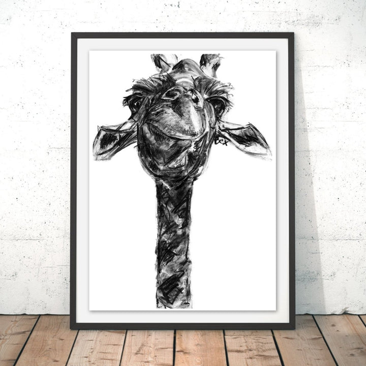 Giraffe Original Print - Bex Williams - Wraptious