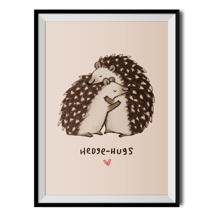 Hedgehugs Original Print - Sophie Corrigan - Wraptious