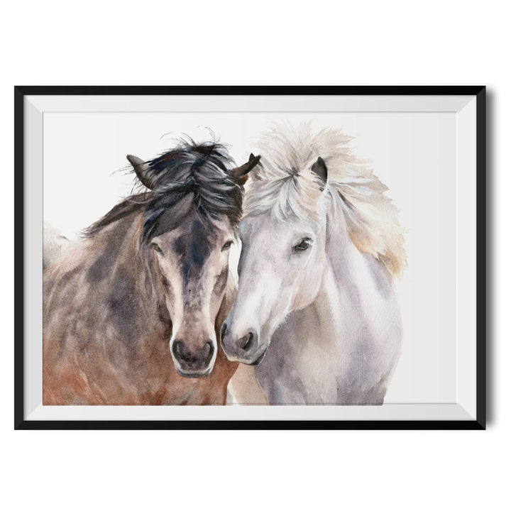 Horse Love Original Print - Marie Brown - Wraptious