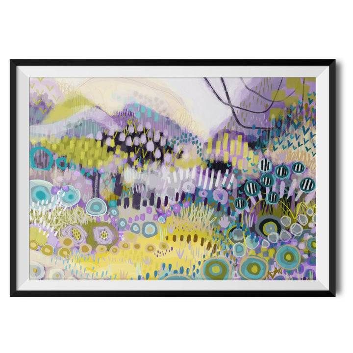 Lavender Valley Original Print - Nade Simmons - Wraptious