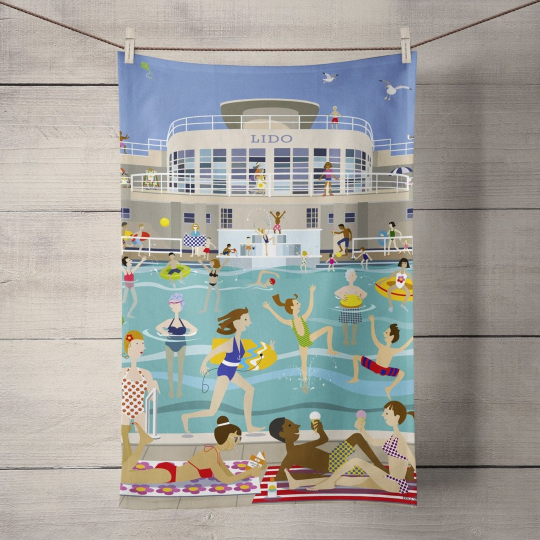 Lido Tea Towel - Erica Sturla - Wraptious