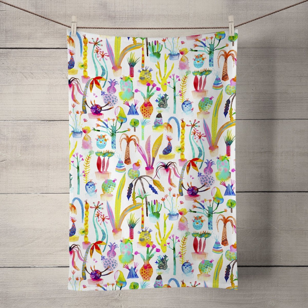 Lush Garden Tea Towel - Ninola Design - Wraptious