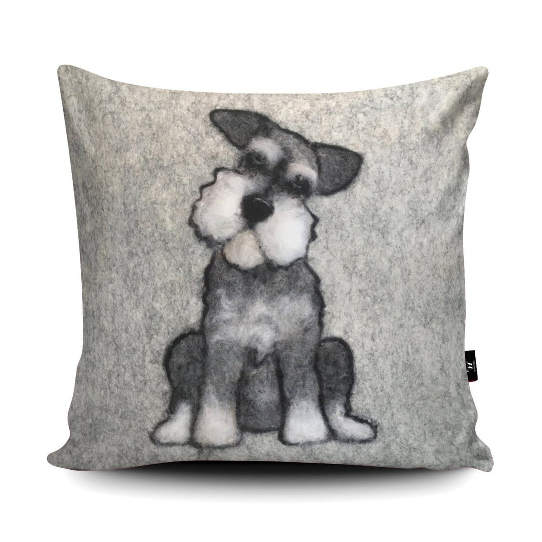 Mini Schnauzer Cushion - Sharon Salt - Wraptious