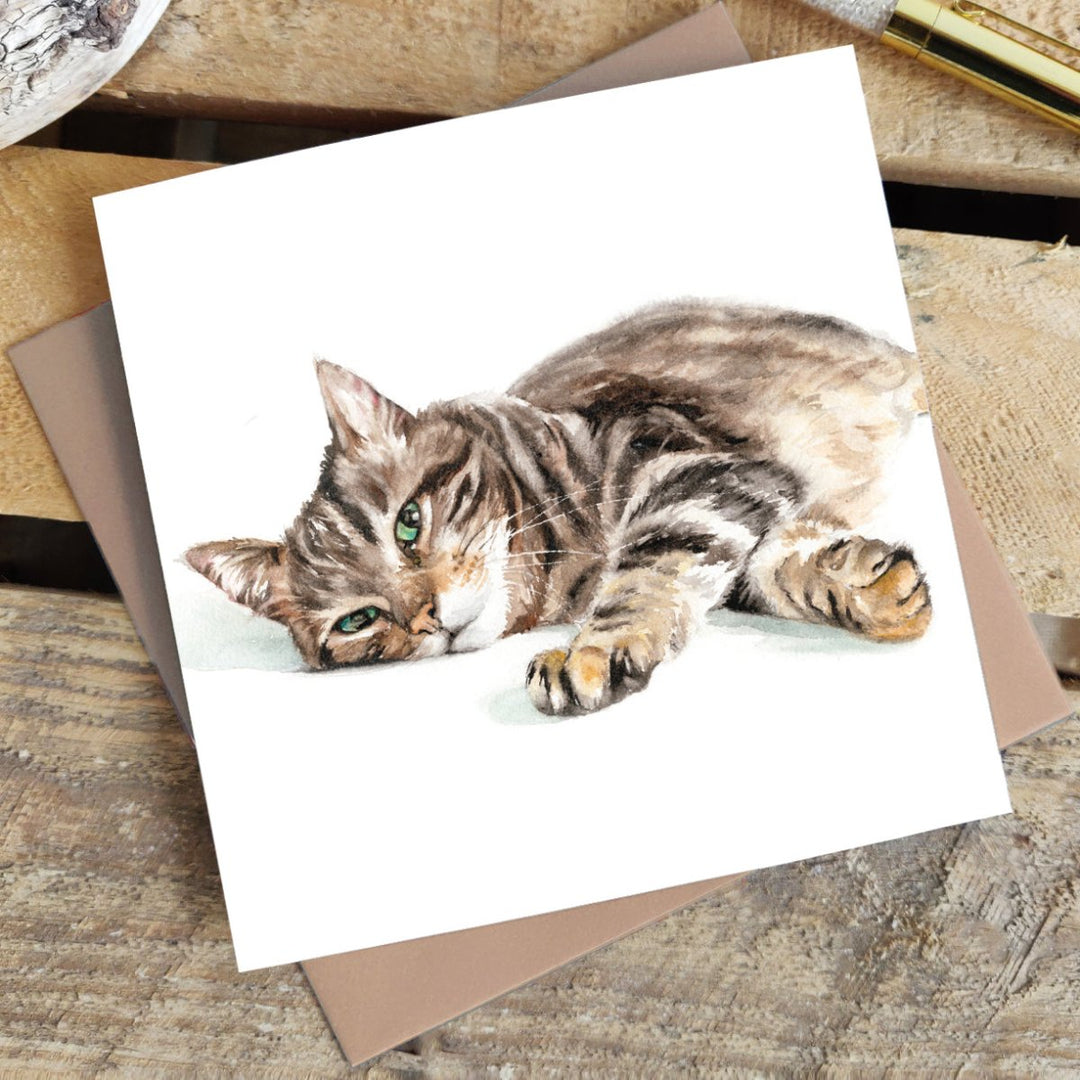 Resting Greetings Card - Marie Brown - Wraptious