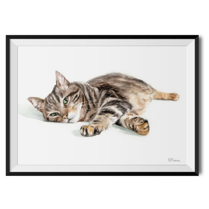Resting Original Print - Marie Brown - Wraptious