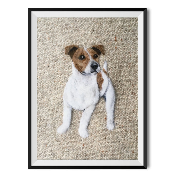 Smooth Haired Jack Russell Original Print - Sharon Salt - Wraptious