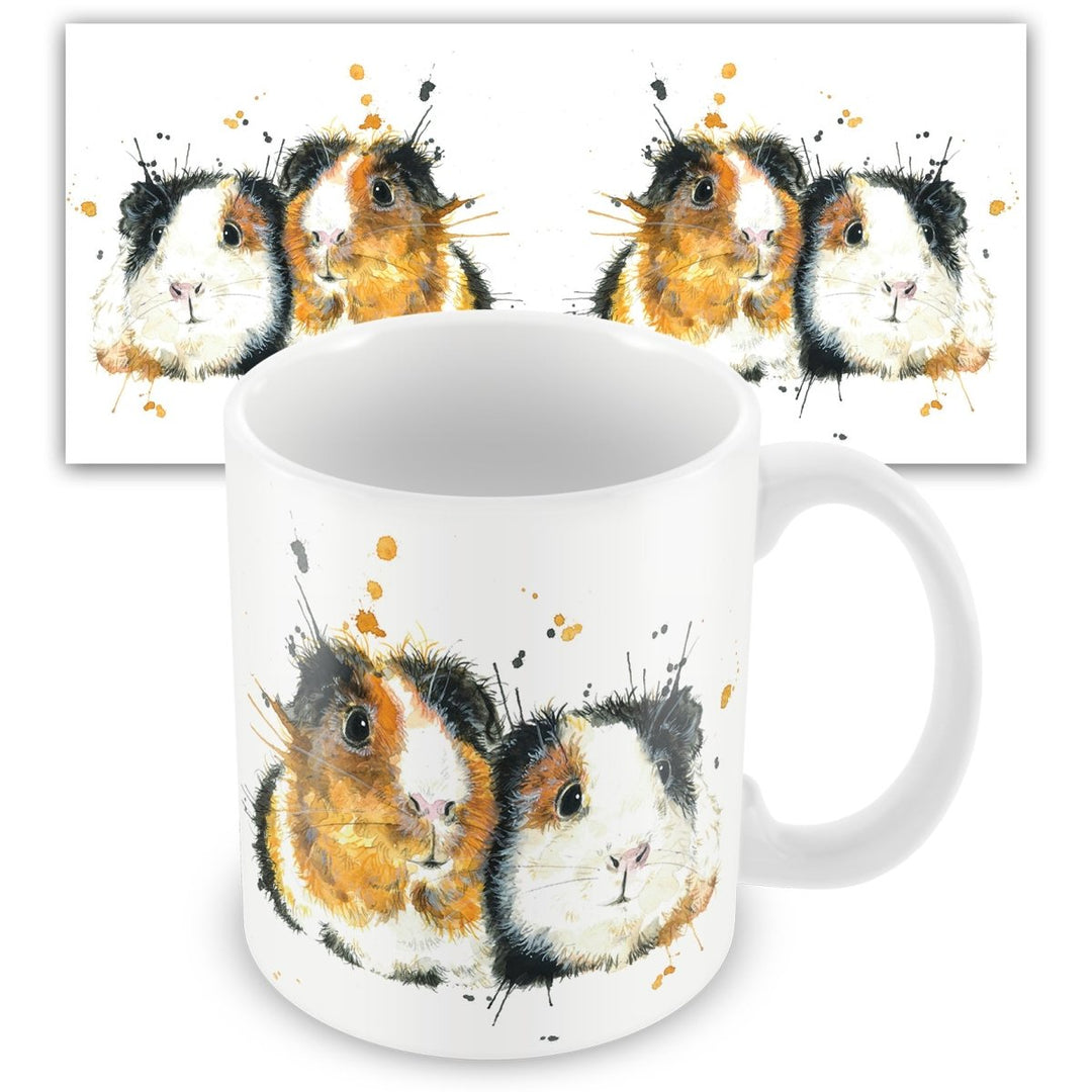 Splatter Guinea Pigs Ceramic Mug - Katherine Williams - Wraptious