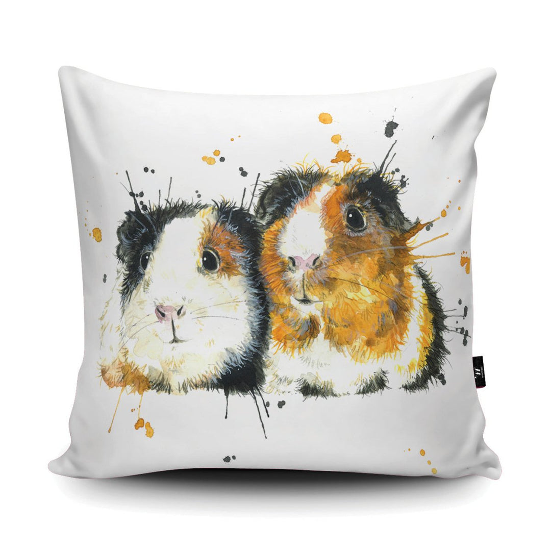 Splatter Guinea Pigs Cushion - Katherine Williams - Wraptious