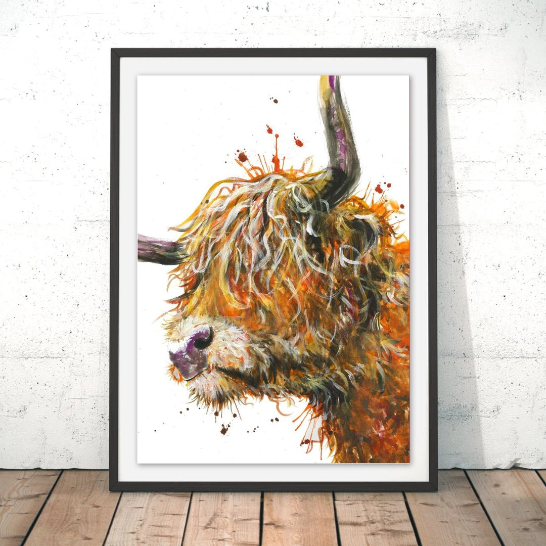 Splatter Homer Original Print - Katherine Williams - Wraptious