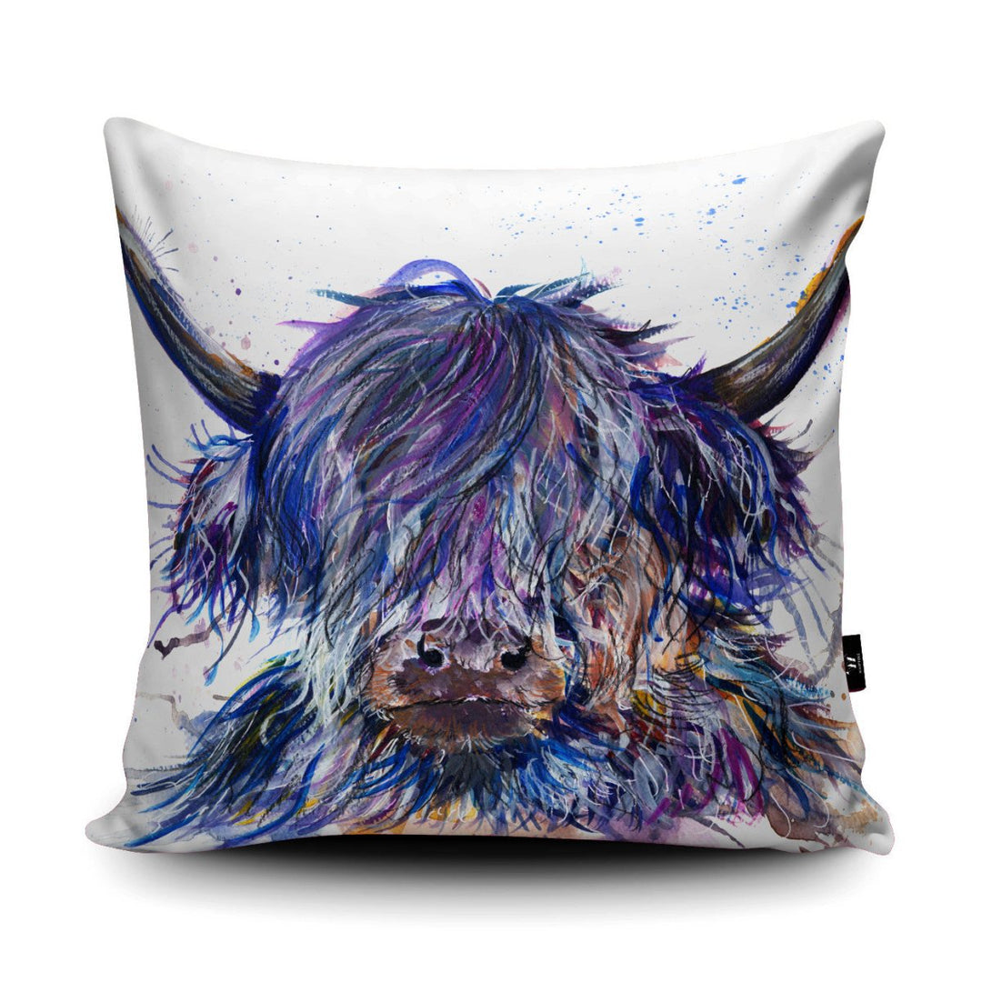 Splatter Scruffy Coo Cushion - Katherine Williams - Wraptious