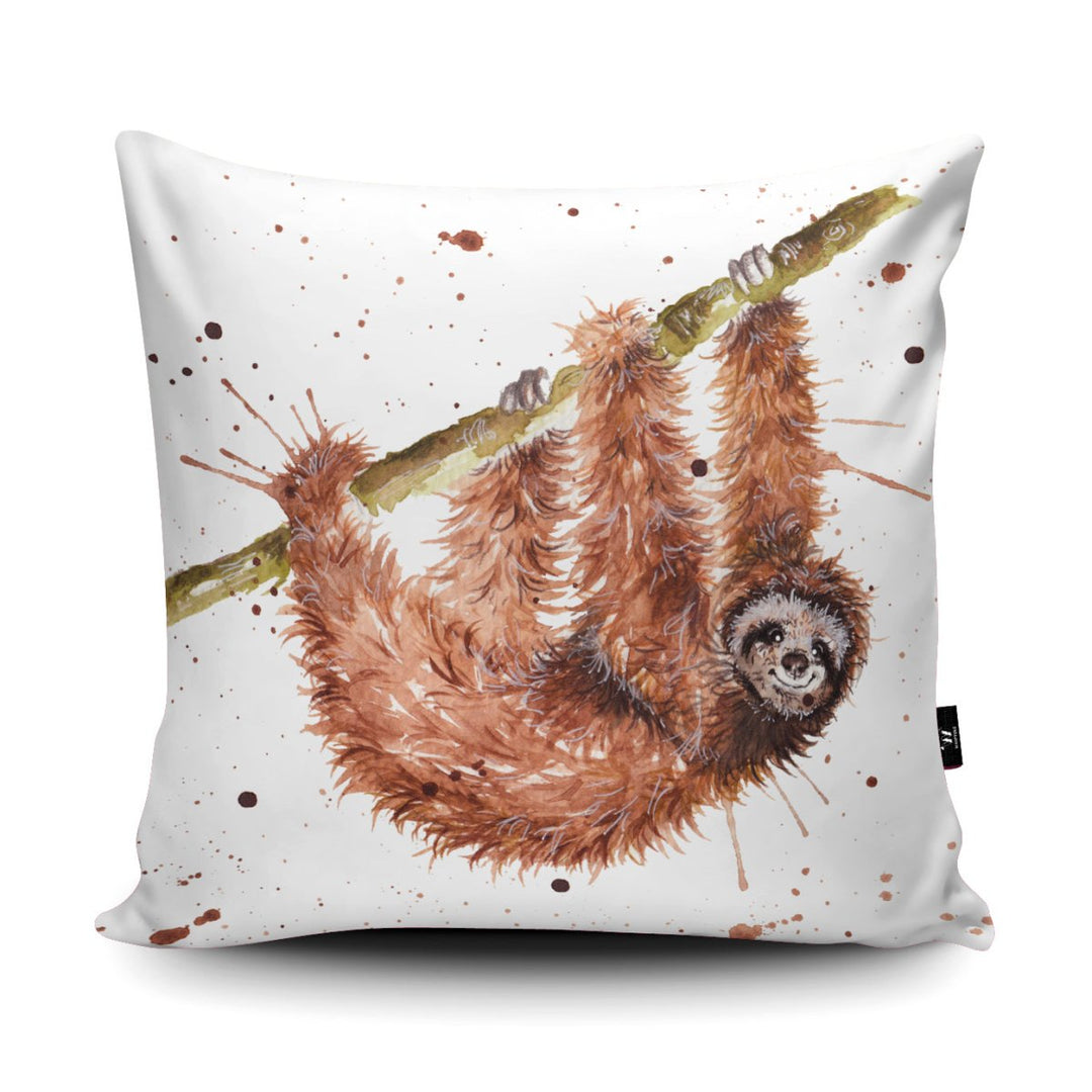 Splatter Sloth Cushion - Katherine Williams - Wraptious