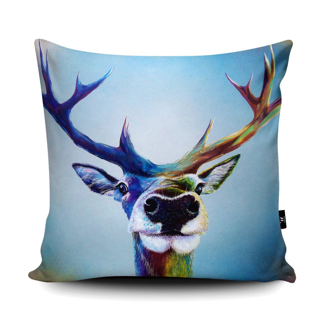 Stag Selfie Cushion - Adam Barsby - Wraptious