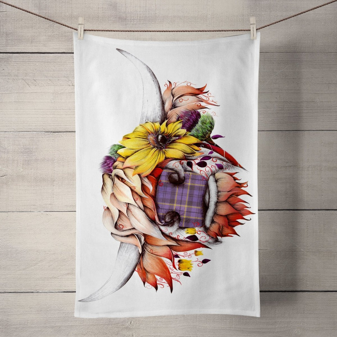 Sunny Tea Towel - Kat Baxter - Wraptious