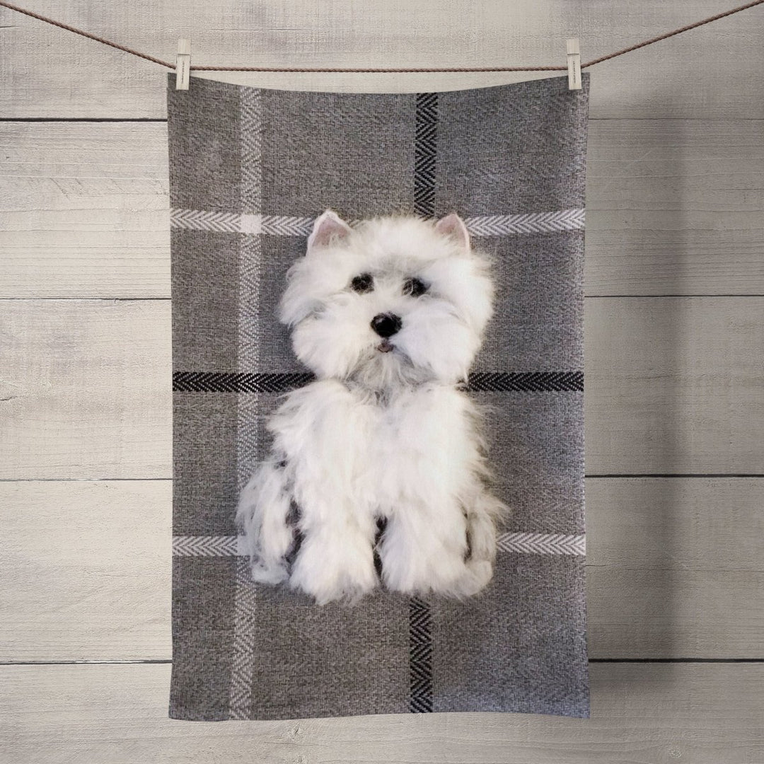 Westie Tea Towel - Sharon Salt - Wraptious