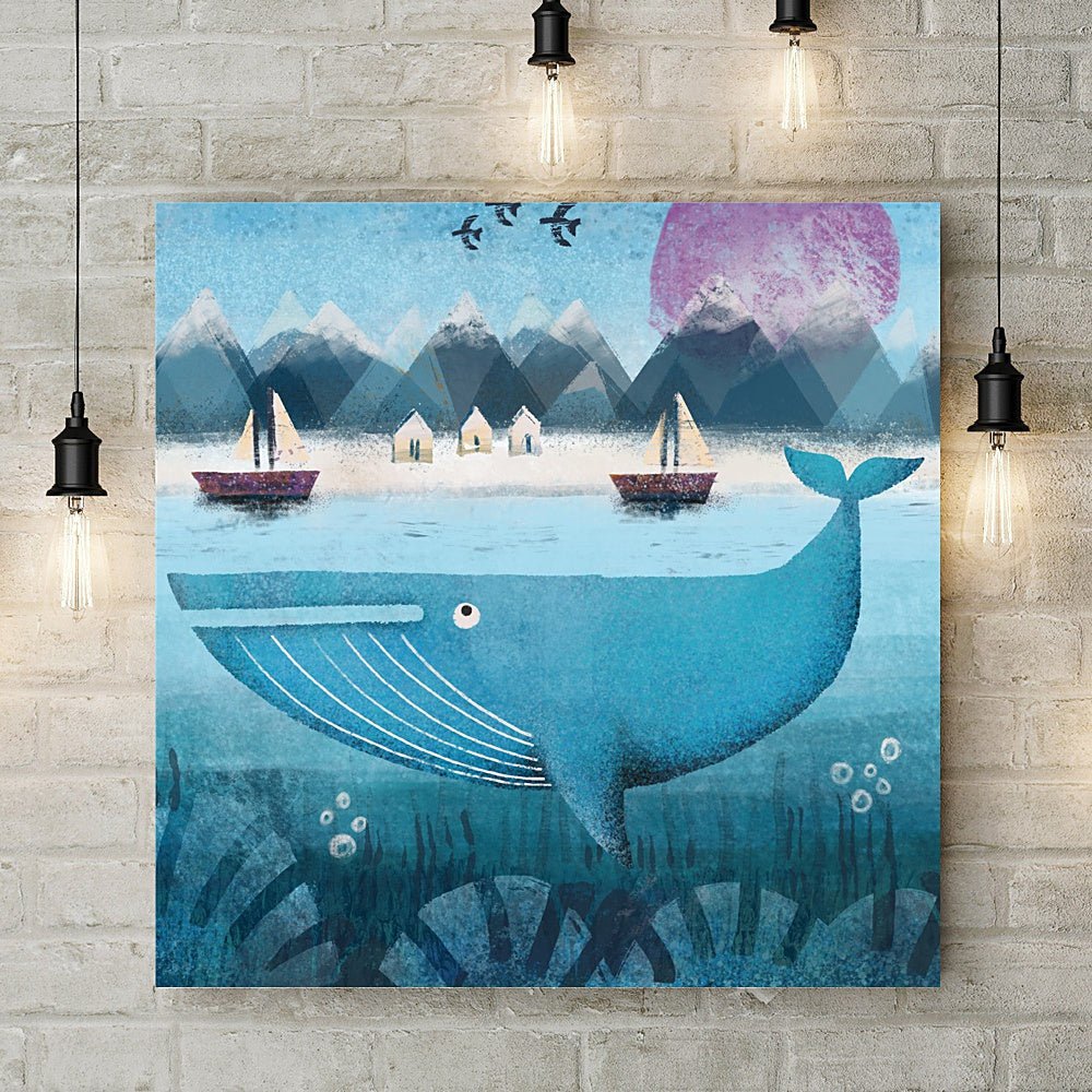 Whale Song Deluxe Canvas - Jonathan Willoughby - Wraptious