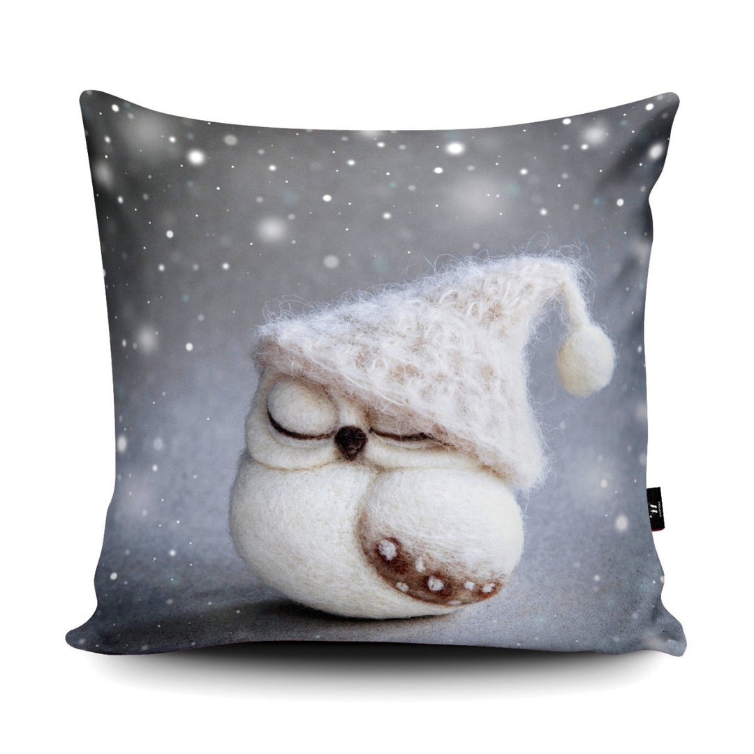 Winter Owl Cushion - The Lady Moth - Wraptious