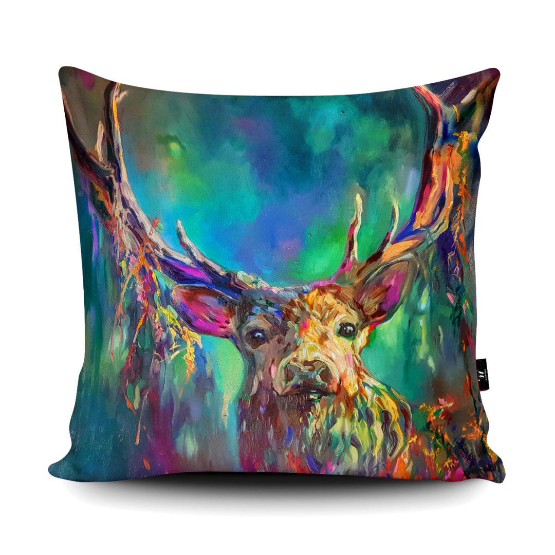 Woodland Stag Cushion - Sue Gardner - Wraptious