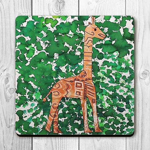 Giraffe in the Jungle by Lyra Brett