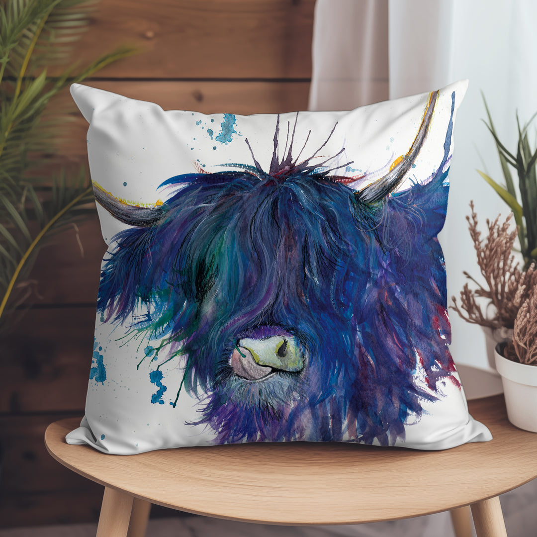 Splatter Highland Cow