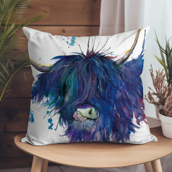 Splatter Highland Cow