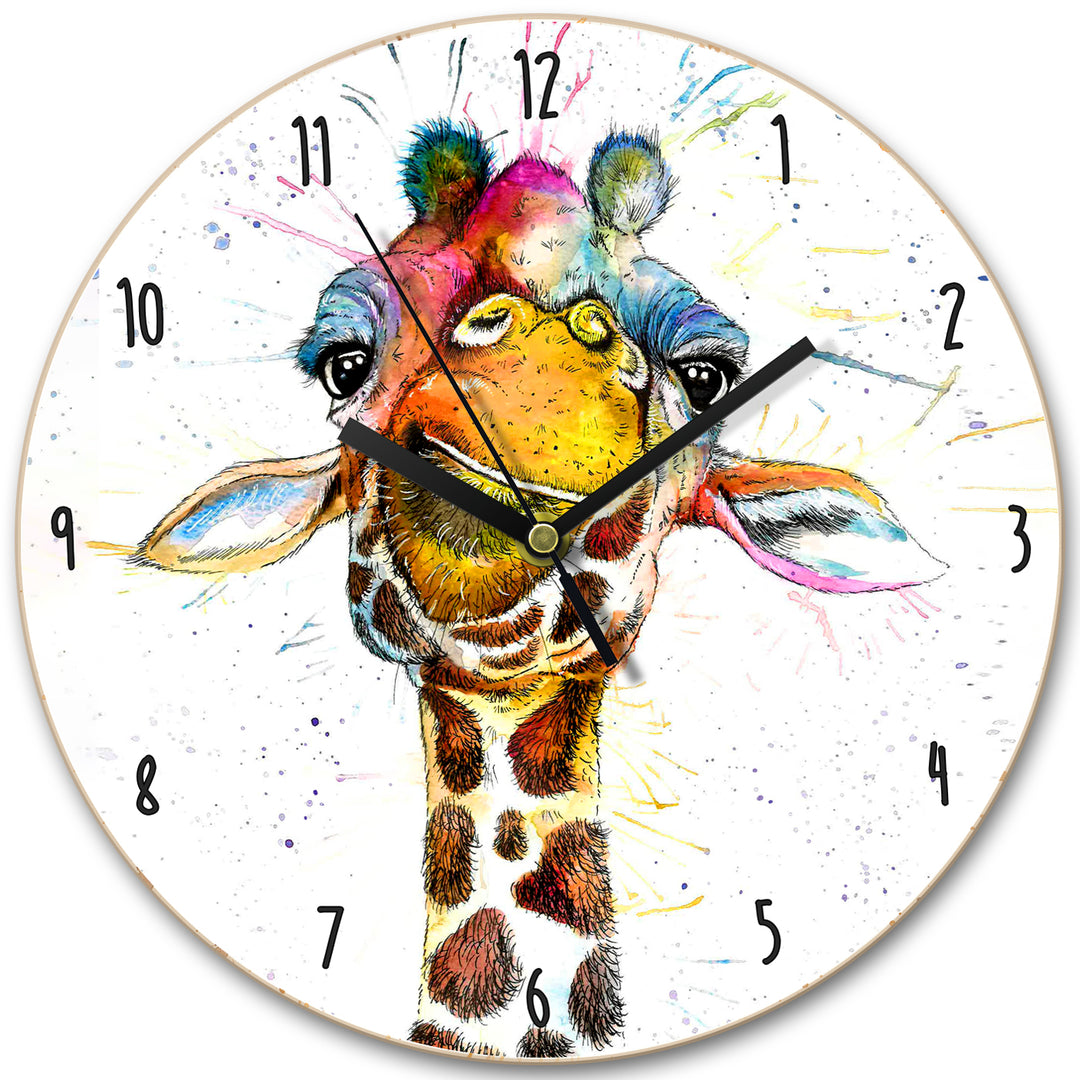 Splatter Rainbow Giraffe