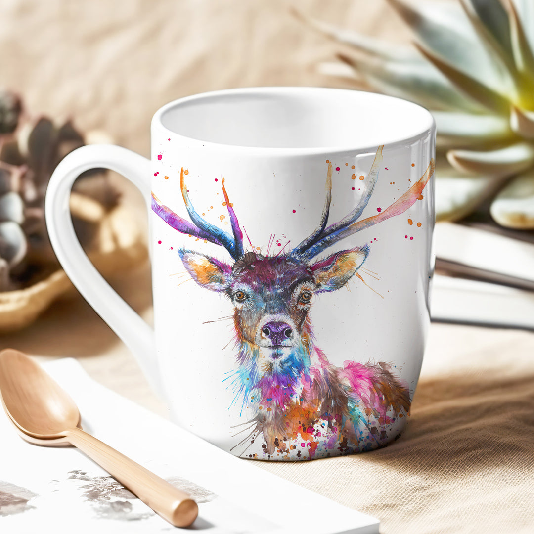 Splatter Rainbow Stag