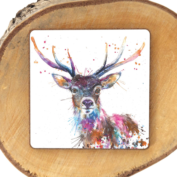 Splatter Rainbow Stag