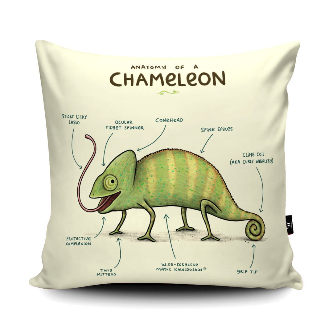 Anatomy of a Chameleon Cushion - Sophie Corrigan - Wraptious