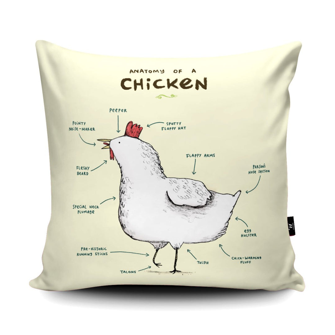 Anatomy of a Chicken Cushion - Sophie Corrigan - Wraptious