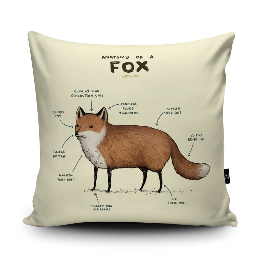 Anatomy of a Fox Cushion - Sophie Corrigan - Wraptious