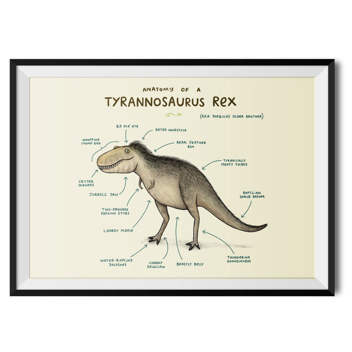 Anatomy of a T-Rex Original Print - Sophie Corrigan - Wraptious