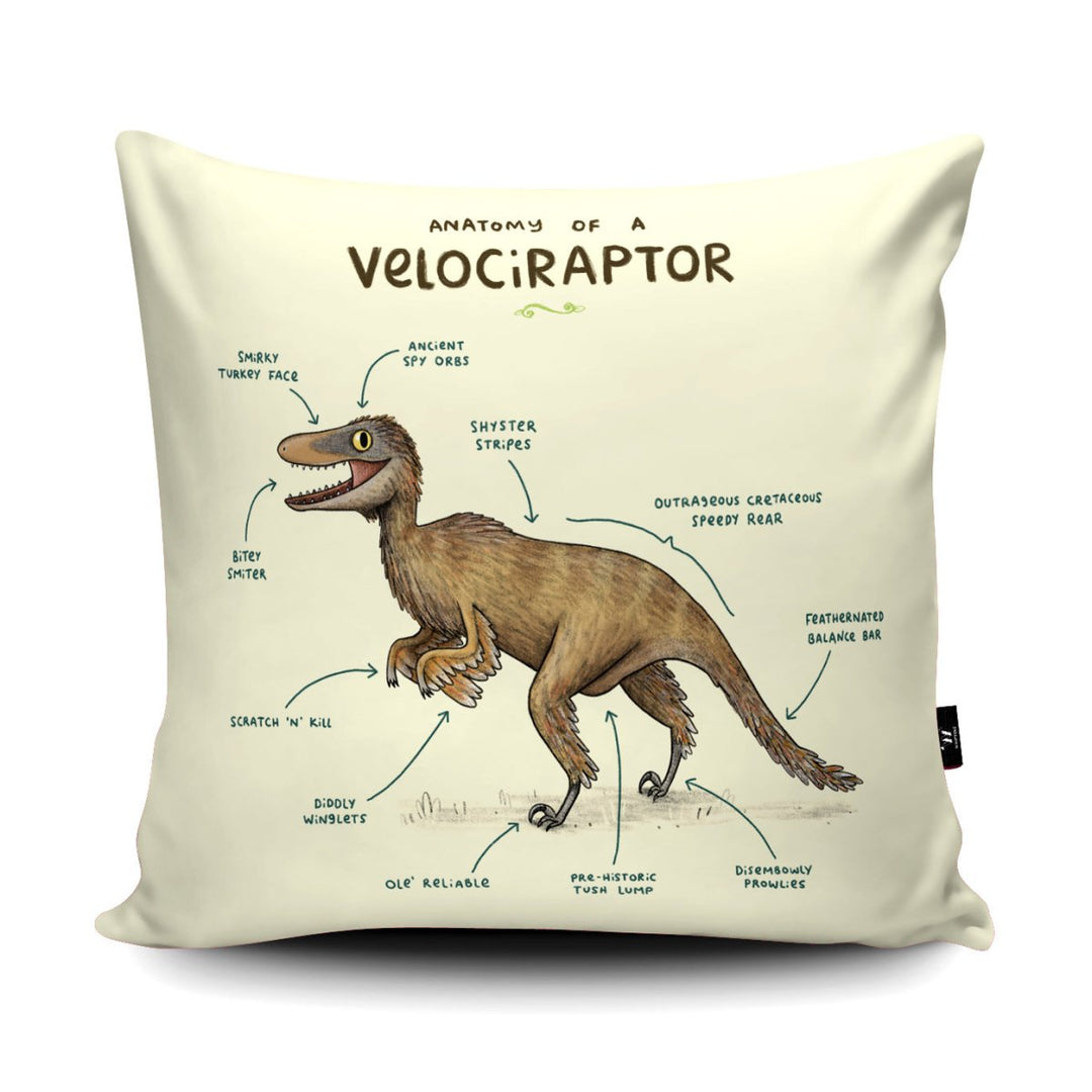 Anatomy of a Velociraptor Cushion - Sophie Corrigan - Wraptious