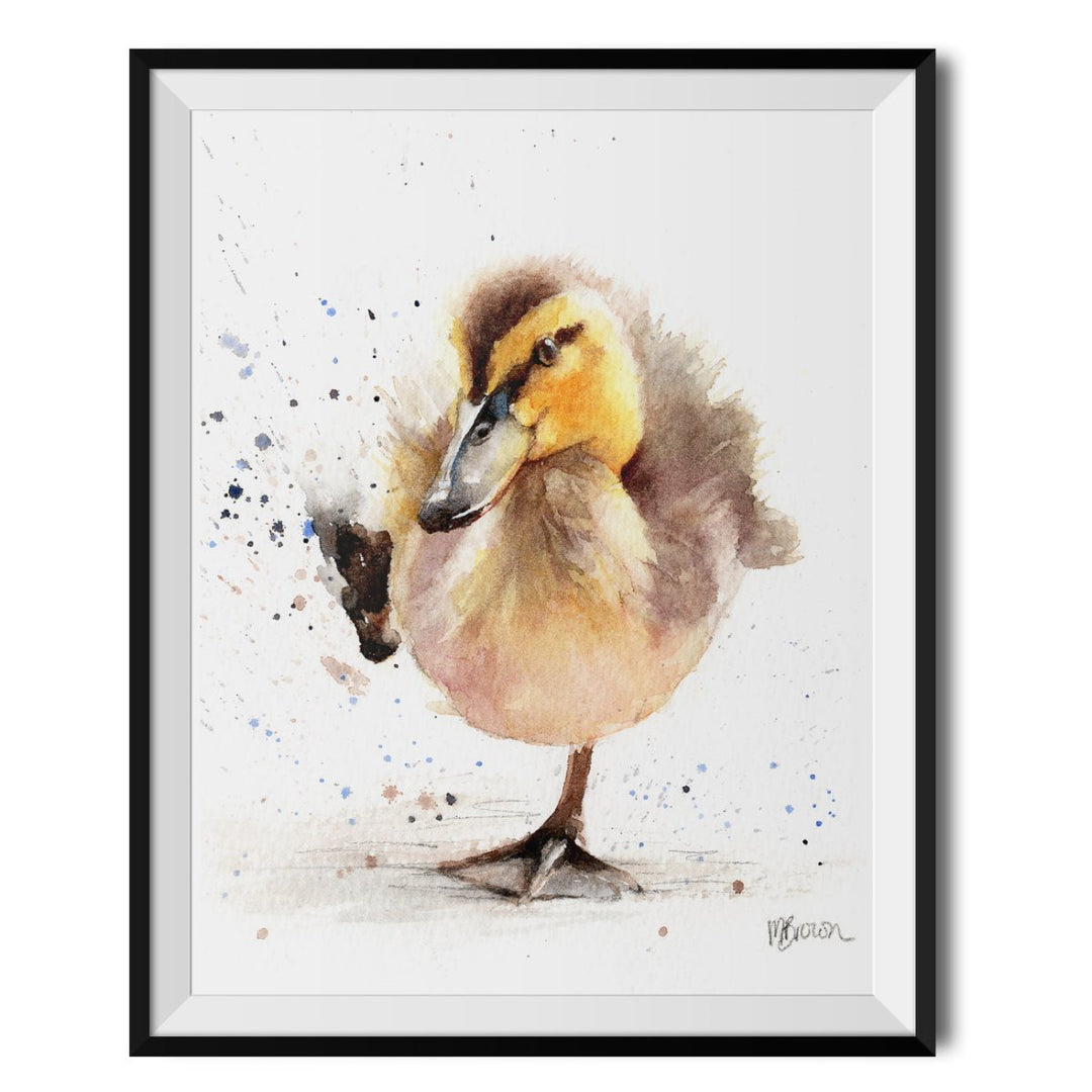 Baby Duckling Original Print - Marie Brown - Wraptious