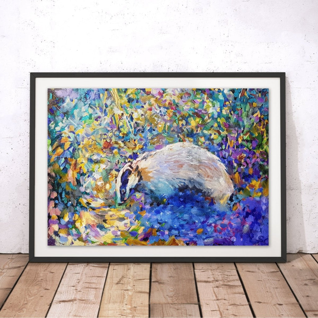 Badger Original Print - Sue Gardner - Wraptious