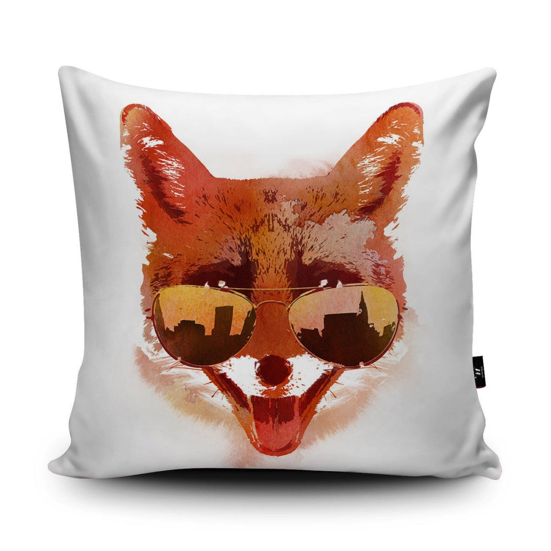 Big Town Fox Cushion - Robert Farkas - Wraptious
