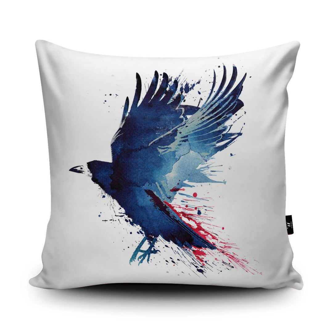 Bloody Crow Cushion - Robert Farkas - Wraptious