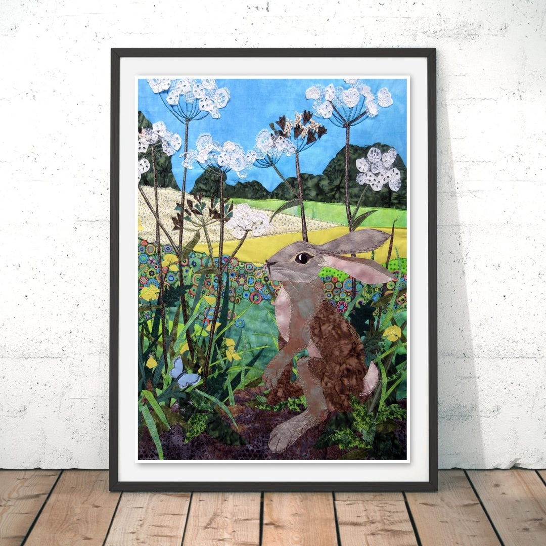 Buttercup Hare Original Print - Kate Findlay - Wraptious