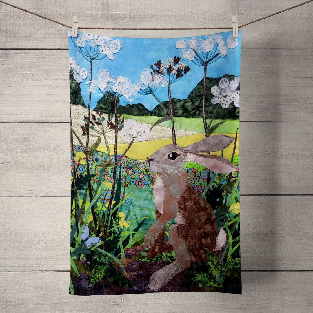 Buttercup Hare Tea Towel - Kate Findlay - Wraptious