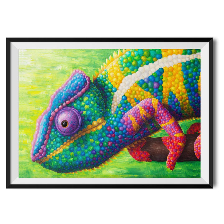 Chameleon Original Print - Rachel Froud - Wraptious